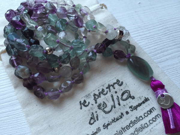 japamala fluorite multicolor naturale